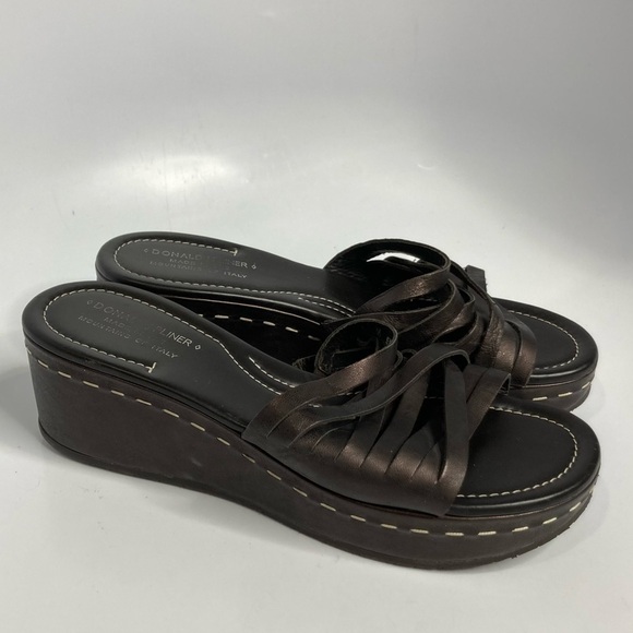 Donald J Pliner Siena platform slide sandals size 9 - Picture 1 of 9